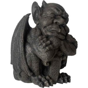 Sleeping Gargoyle with Sword Statue