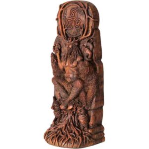 Red Cernunnos Forest Lord Statue