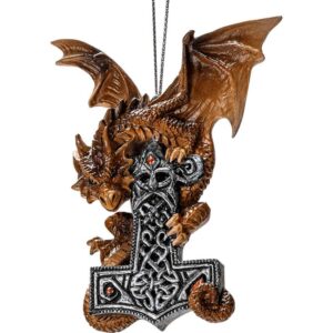 Mjolnir Guardian Dragon Ornament