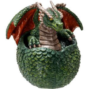 Green Dragon Hatchling Statue
