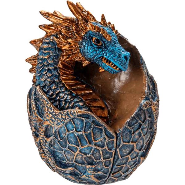 Blue Dragon Hatchling Statue