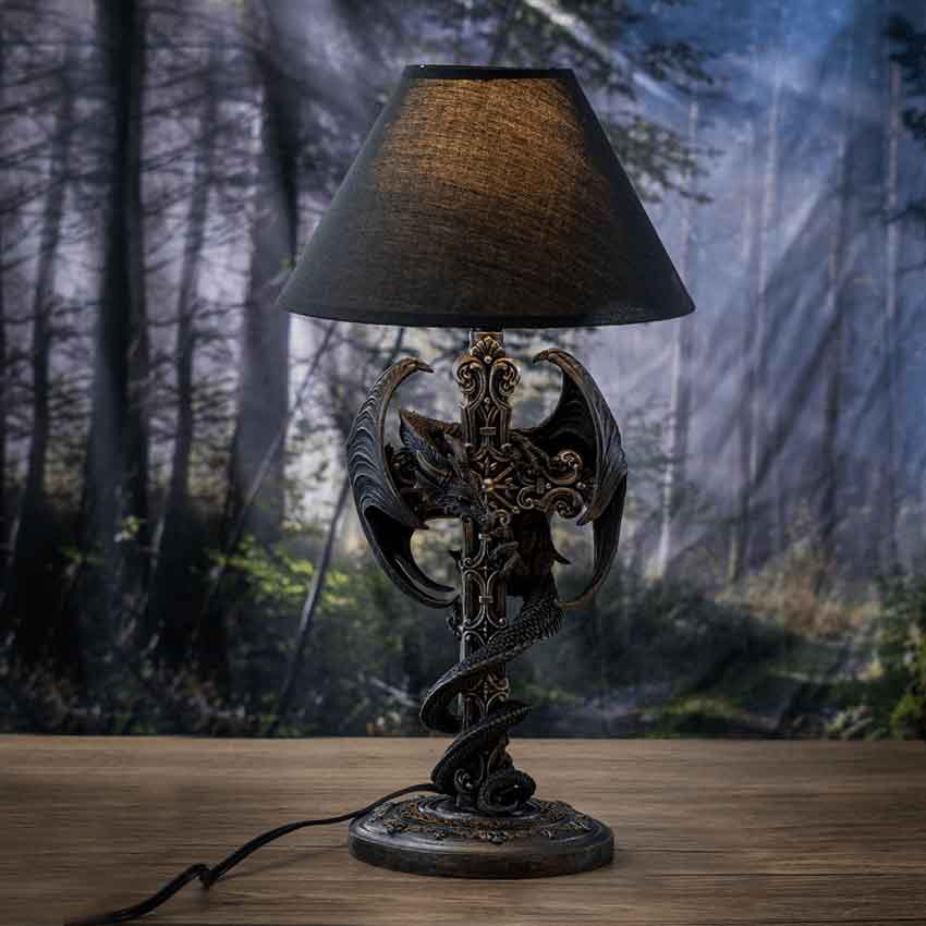 Black Dragon Lamp