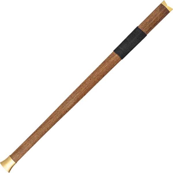 Ring Pommel Handmade Han Jian Sword with Stand