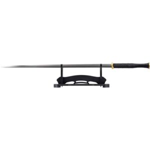 Ring Pommel Handmade Han Jian Sword with Stand