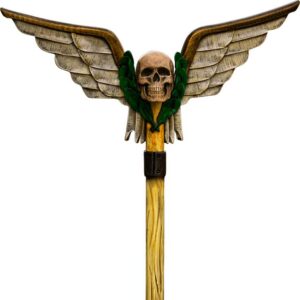 LARP Battle Standard - Winged Skull Top
