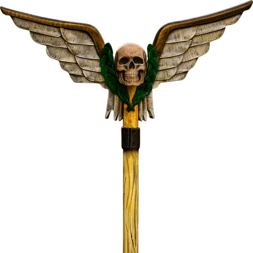 LARP Battle Standard - Winged Skull Top