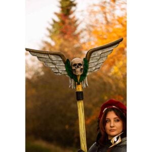 LARP Battle Standard - Winged Skull Top