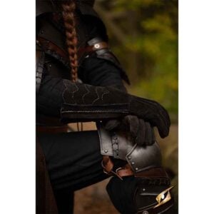 Suede Scale Gloves