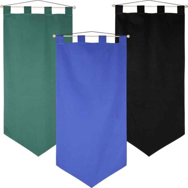 Plain Pointed Medieval Banner - Large
