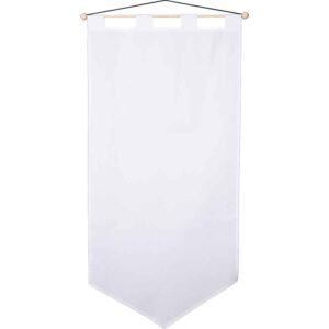 Plain Pointed Medieval Banner - Large