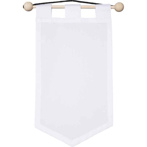 Plain Pointed Medieval Banner - Small