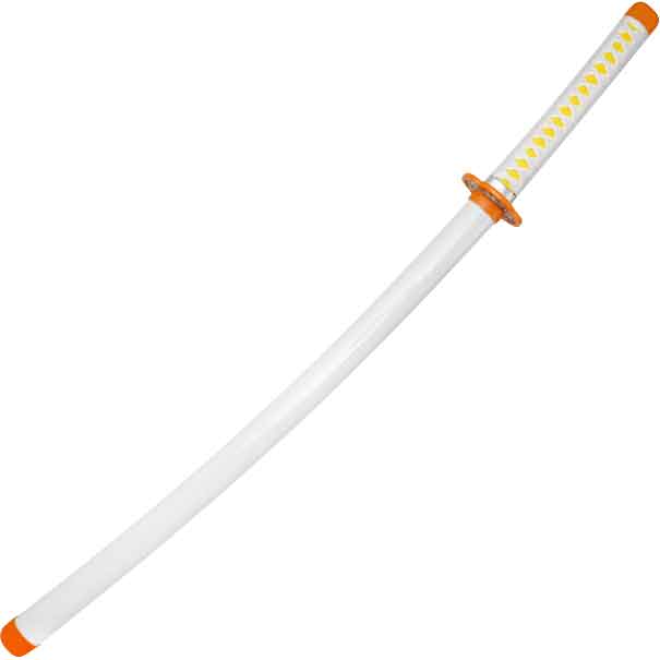 イナイレ Demon Slayer Rengoku Kyojuro Nichirin Katana 1095 Steel Clay
