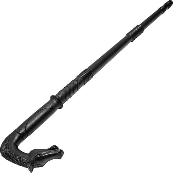 Polypropylene Black Horse Head Cane