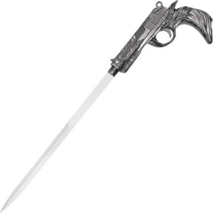Ivory Pistol Grip Sword Cane