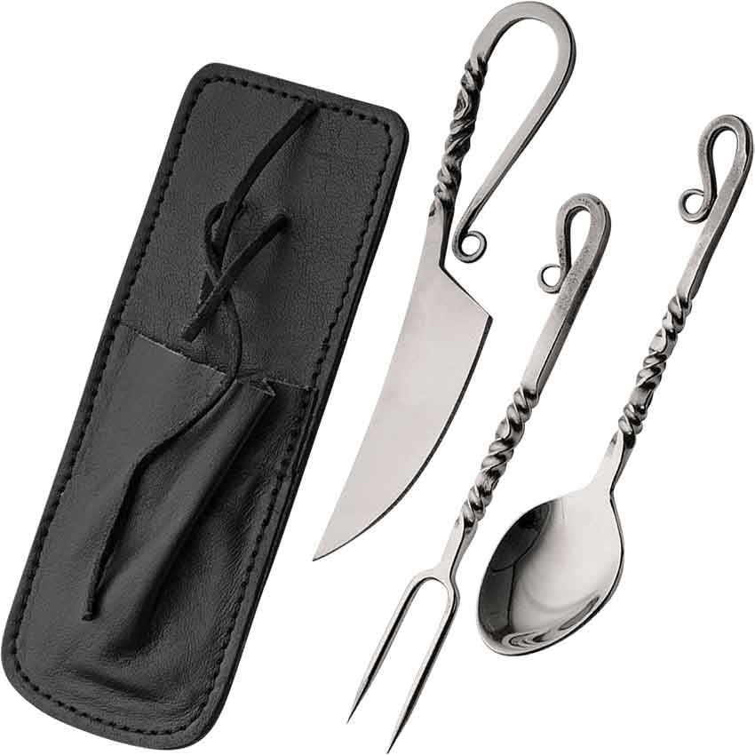Twisted Handle Medieval Feasting Set