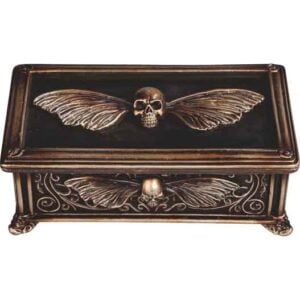 Skull Moth Trinket Box