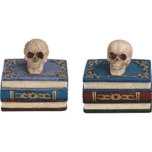 Skulls on Books Trinket Box Set