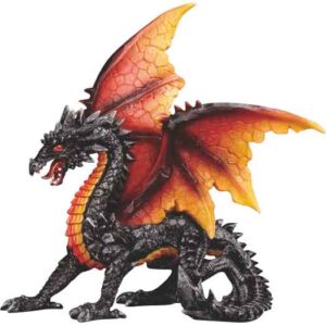 Shadow Fire Dragon Statue