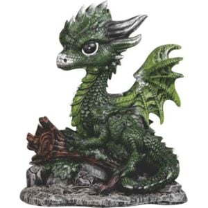 Baby Earthwing Dragon Statue