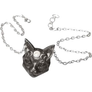 Mystic Moon Cat Necklace