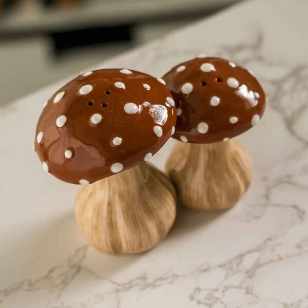 Mushroom Salt and Pepper Shakers