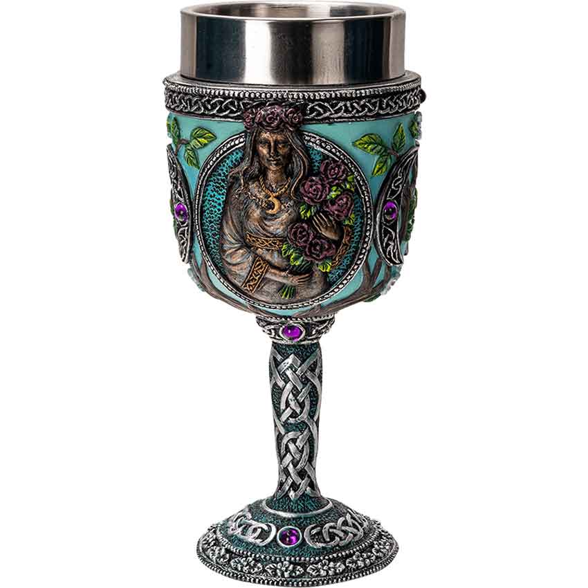 Triple Goddess Maiden Goblet