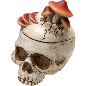 Mushroom Skull Trinket Box