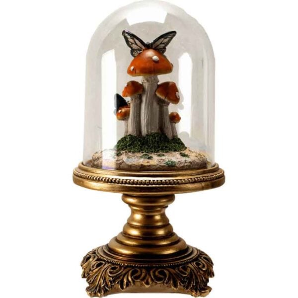 Butterflies on Mushrooms Statue