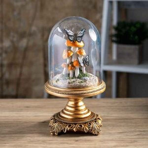 Butterflies on Mushrooms Statue