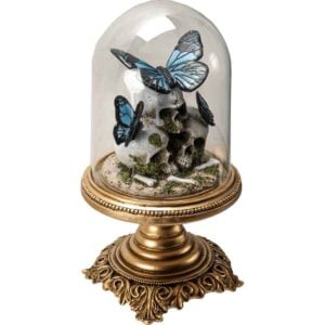 Butterflies on Skulls Statue