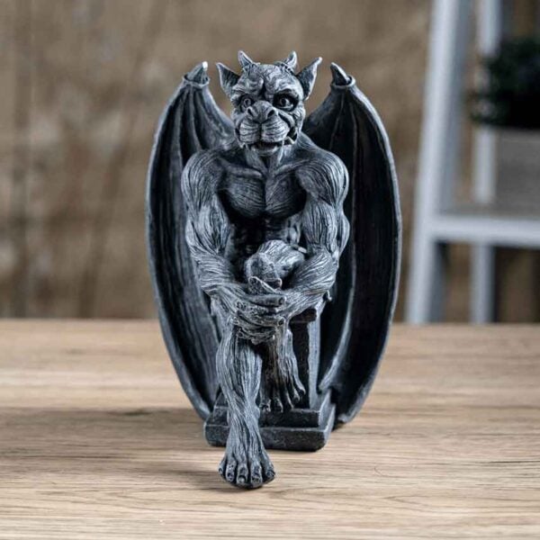 Lounging Gargoyle Bookends