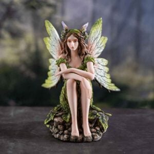 Resting Earth Fairy Statue