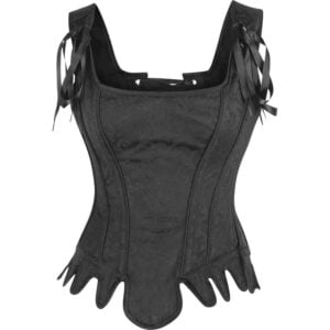 Wisdom Black Brocade Corset