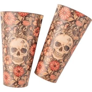 Cottagecore Skull Wrist Bracers