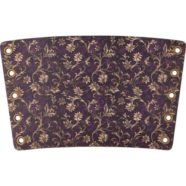 Purple Flourish Wrist Bracers