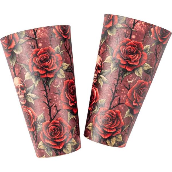 Gothic Rose Wrist Bracers