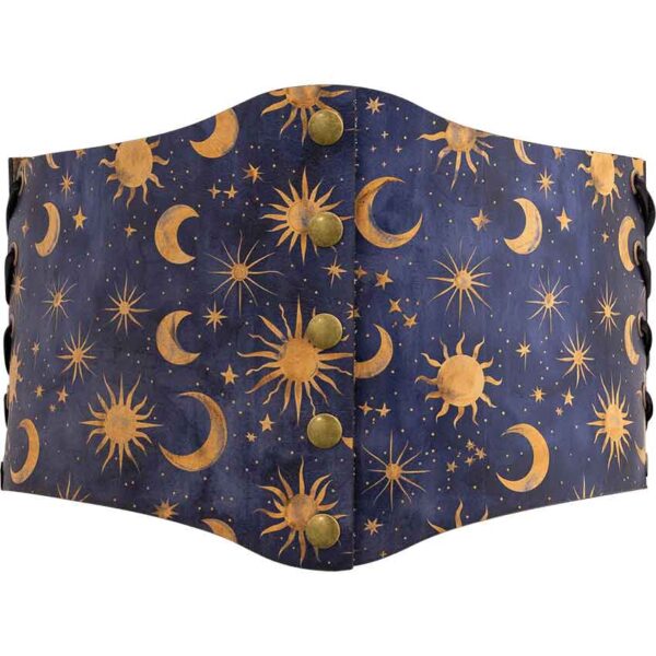 Celestial Midnight Snap Front Waist Cincher