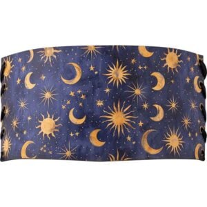 Celestial Midnight Snap Front Waist Cincher