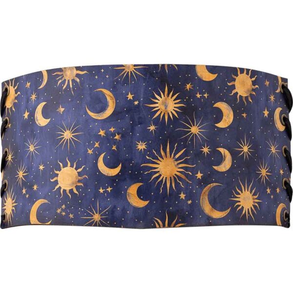 Celestial Midnight Snap Front Waist Cincher