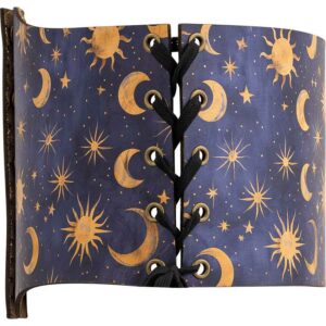 Celestial Midnight Snap Front Waist Cincher