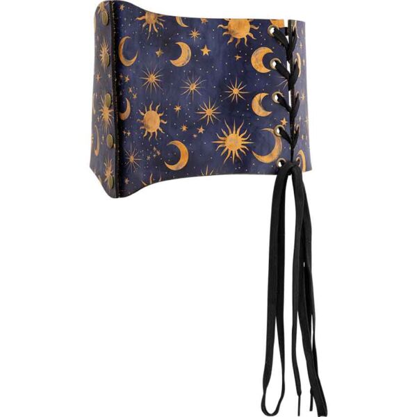 Celestial Midnight Snap Front Waist Cincher