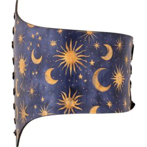 Celestial Midnight Leather Waist Cincher