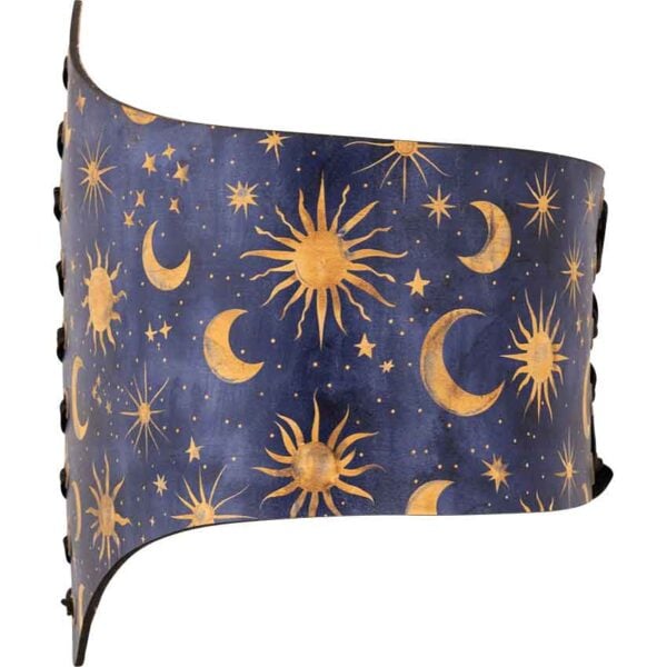 Celestial Midnight Leather Waist Cincher