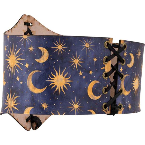 Celestial Midnight Leather Waist Cincher