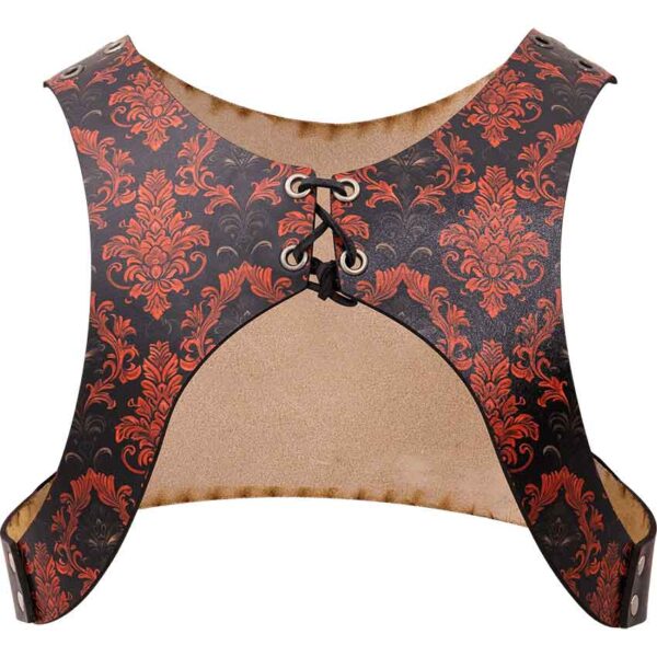 Gothic Damask Leather Jacket