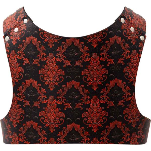 Gothic Damask Leather Jacket