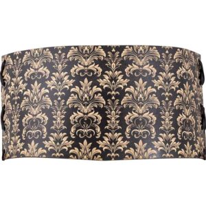 Acanthus Damask Snap Front Waist Cincher