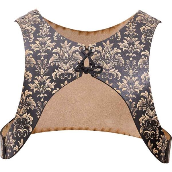 Acanthus Damask Leather Jacket
