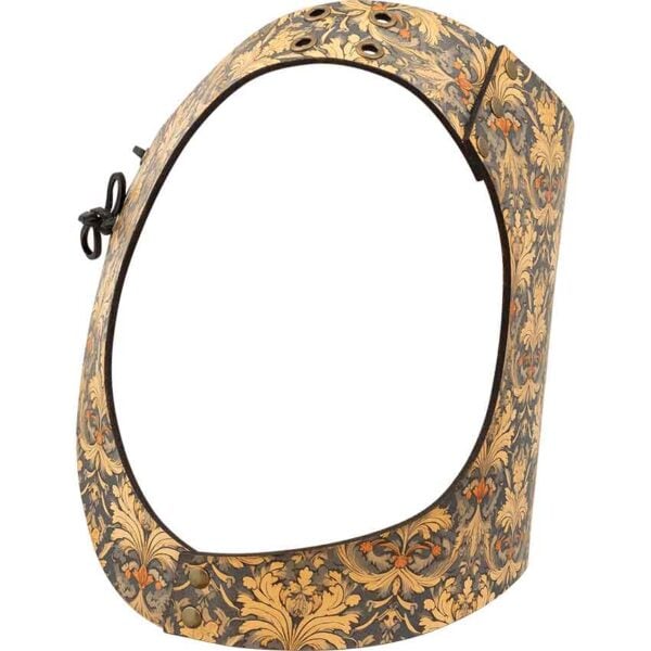 Muted Blue and Beige Leather Jacket