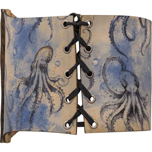 Blue Kraken Snap Front Waist Cincher